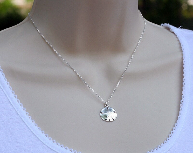 Sterling Silver Sand Dollar Necklace