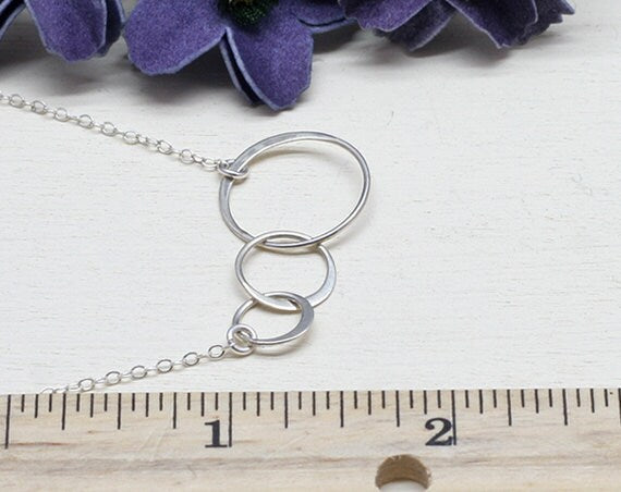 Sterling Silver Circle Necklace
