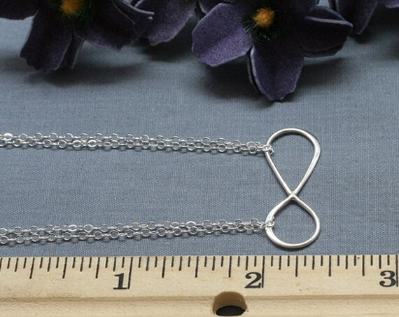 Sterling Silver Infinity Necklace