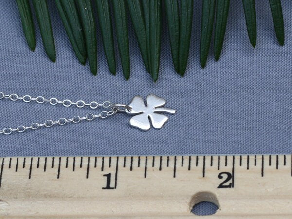 Sterling Silver Clover Necklace