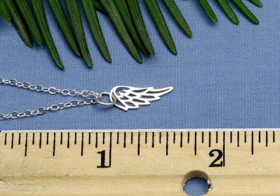 Sterling Silver Angel Wing Necklace