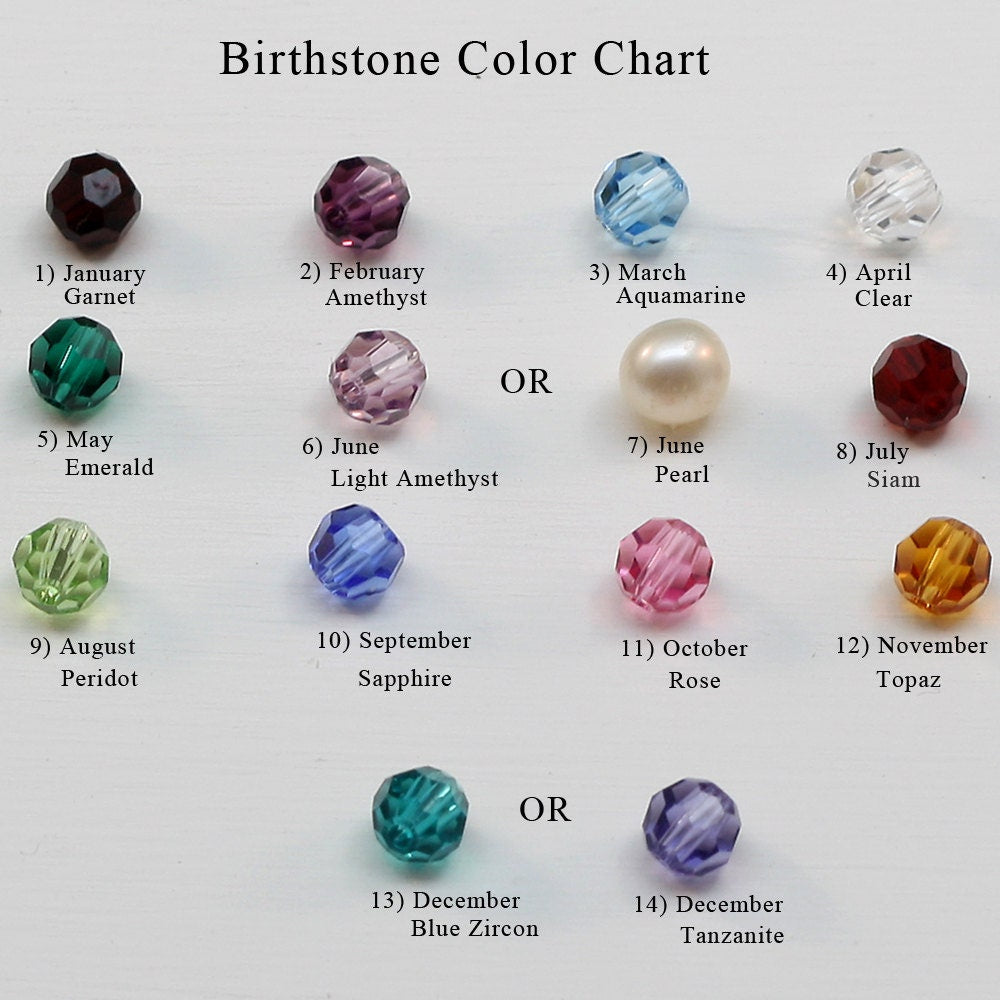 Sterling Silver Sideways Cross with Initial & Birthstone Necklace