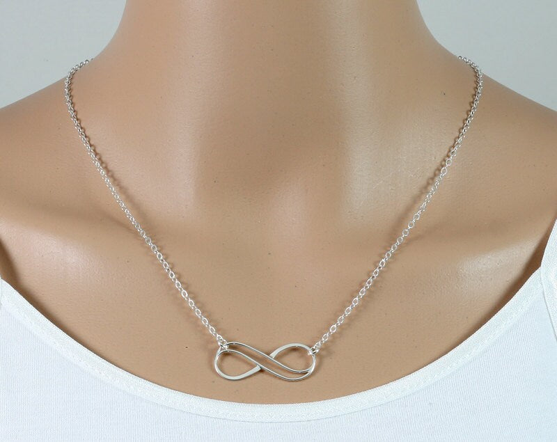 Sterling Silver Infinity Necklace