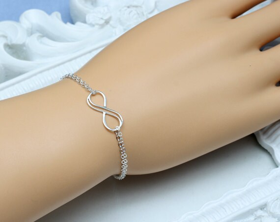 Sterling Silver Infinity Bracelet
