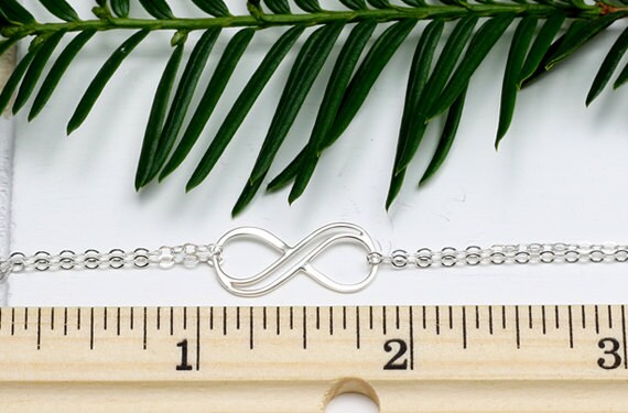 Sterling Silver Infinity Bracelet