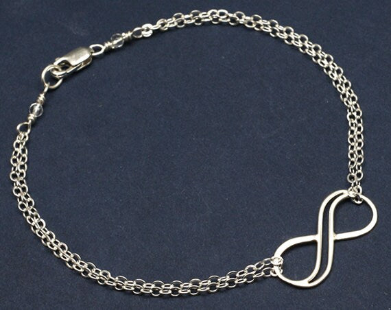 Sterling Silver Infinity Bracelet