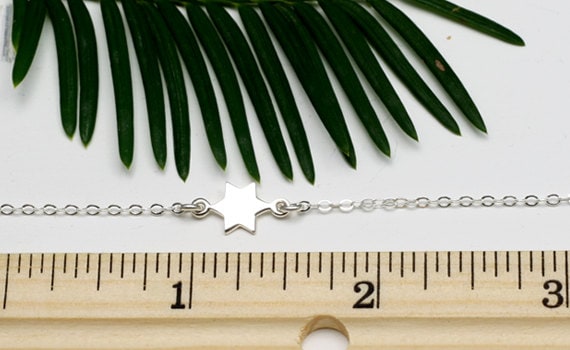 Sterling Silver Star of David Necklace