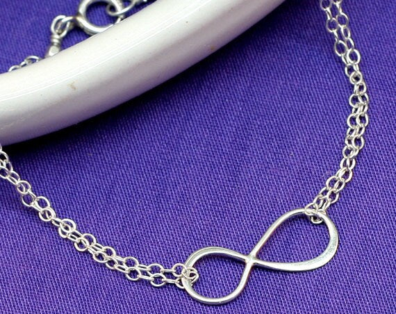 Sterling Silver Infinity Bracelet