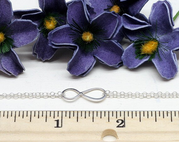 Sterling Silver Infinity Bracelet