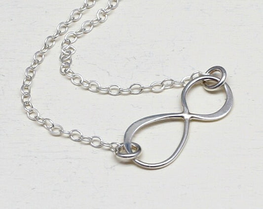 Sterling Silver Infinity Necklace