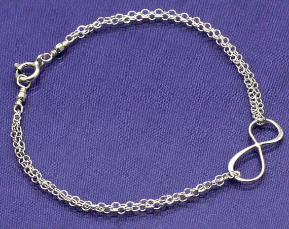 Sterling Silver Infinity Bracelet