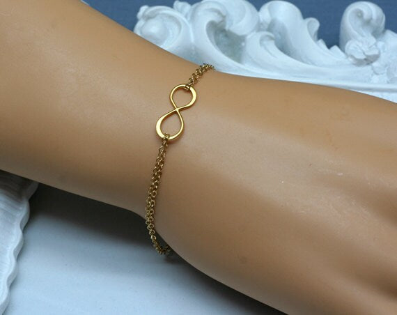 Gold Infinity Bracelet