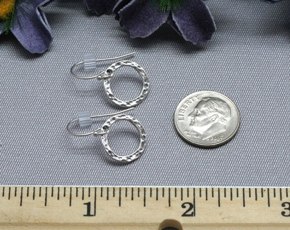 Sterling Silver Circle Earrings