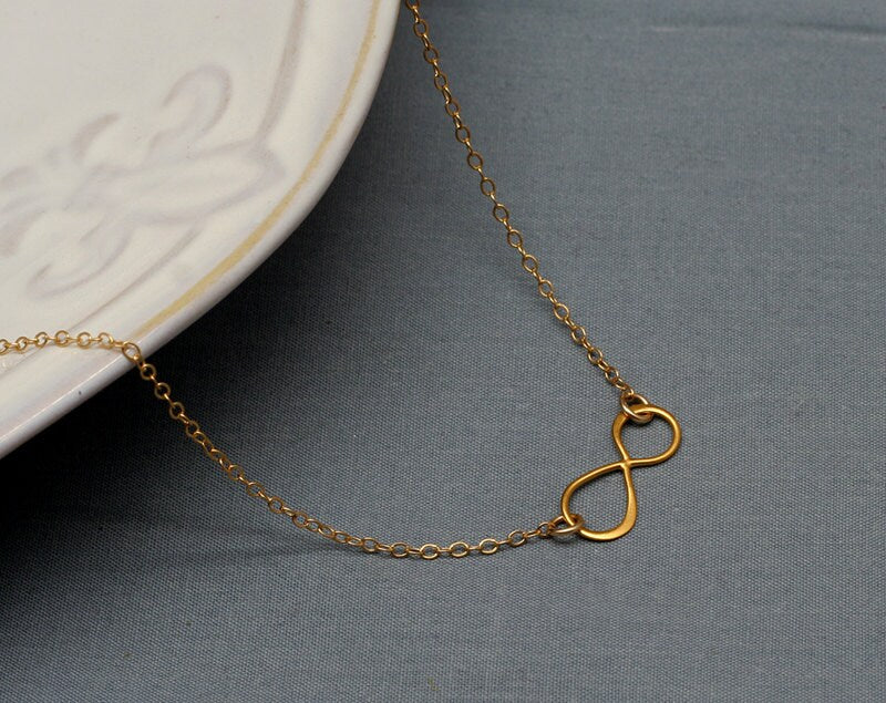 Gold Infinity Necklace