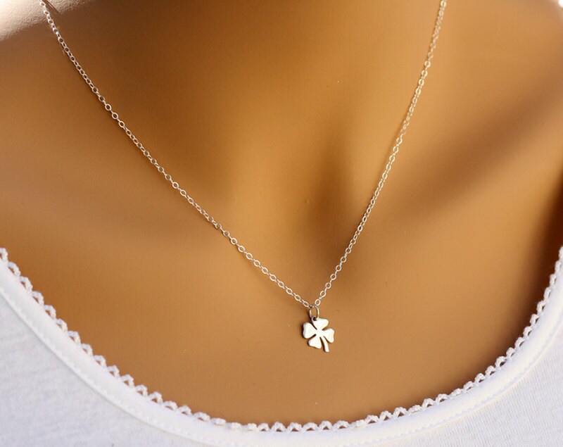 Sterling Silver Clover Necklace