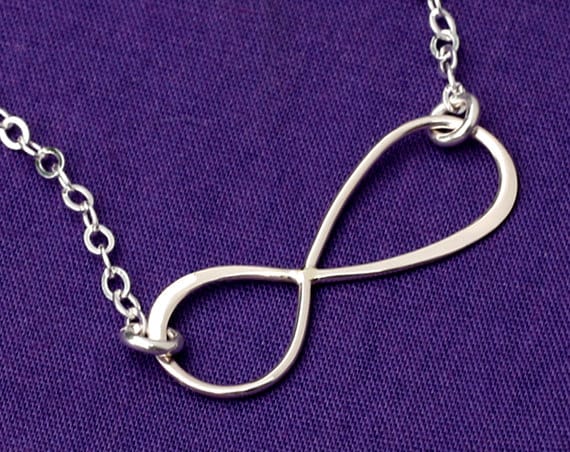 Sterling Silver Infinity Necklace